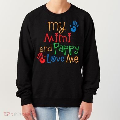 Mimi And Pappy Love Me Grandchild Women's Sweatshirt
