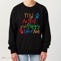 Mimi And Pappy Love Me Grandchild Women's Sweatshirt thumb 0