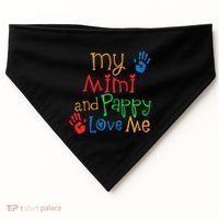 Mimi And Pappy Love Me Grandchild USA-Made Doggie Bandana thumb 0