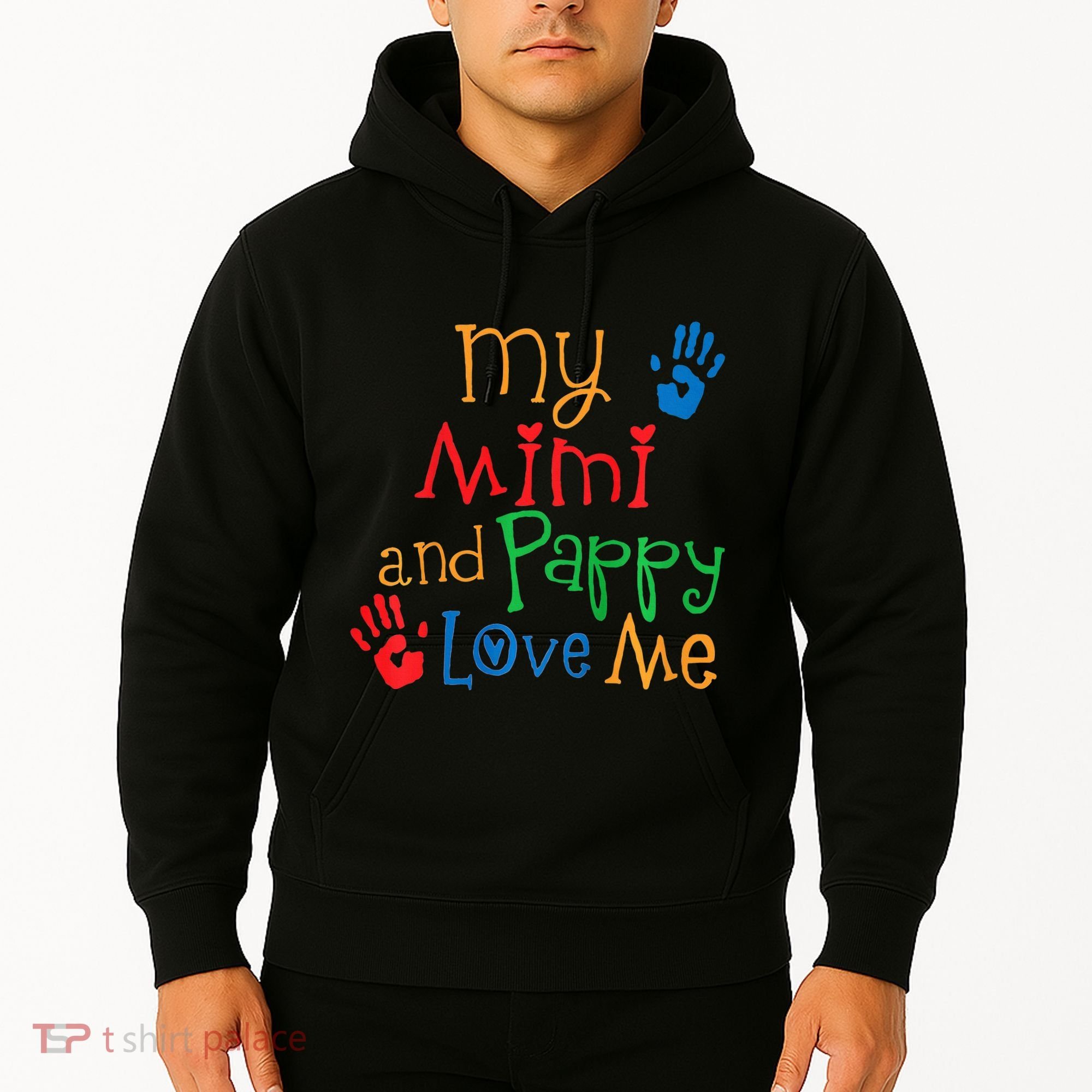 Mimi And Pappy Love Me Grandchild Hoodie