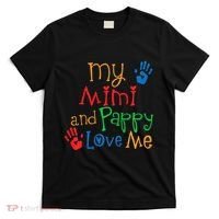 Mimi And Pappy Love Me Grandchild T-Shirt thumb 0