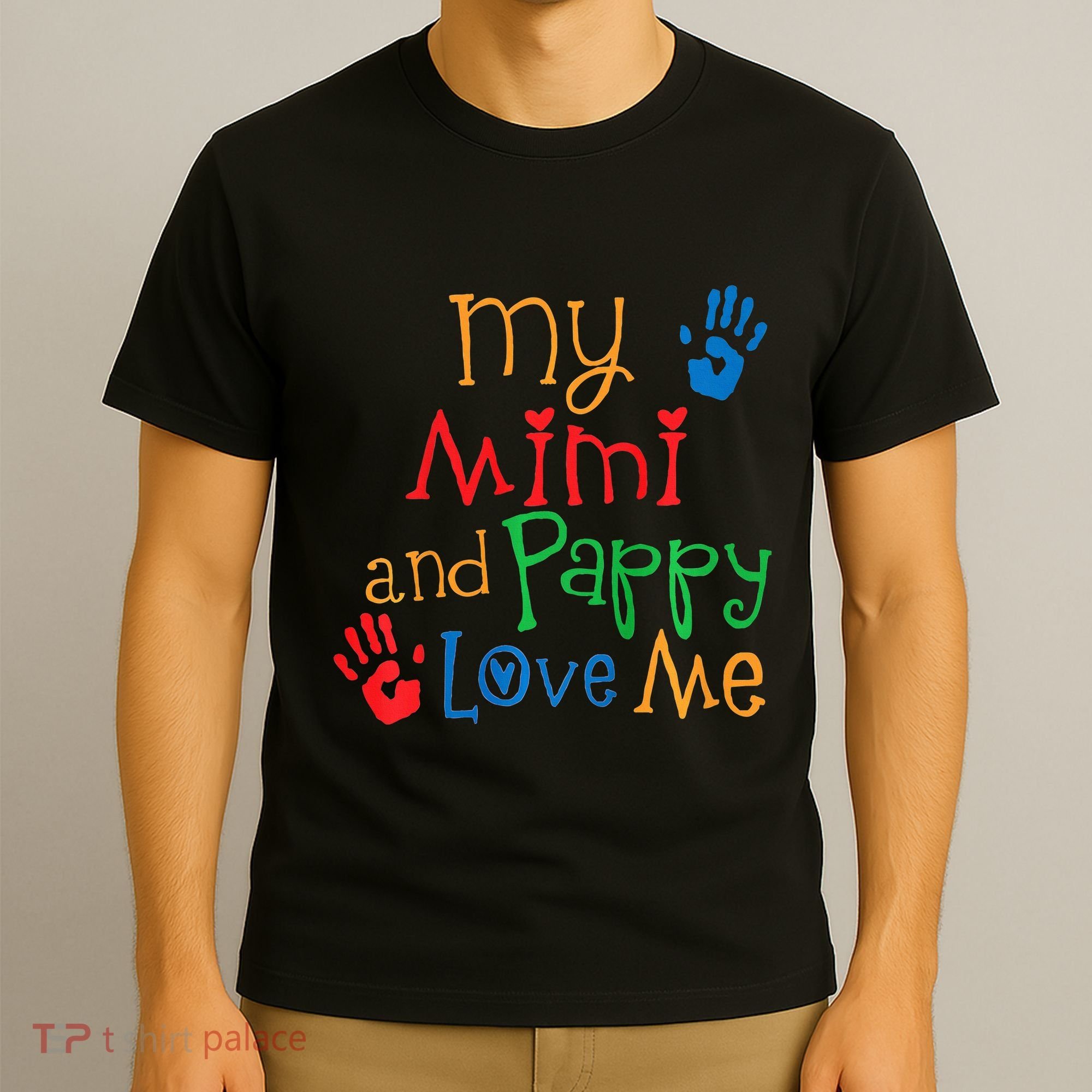 Mimi And Pappy Love Me Grandchild T-Shirt
