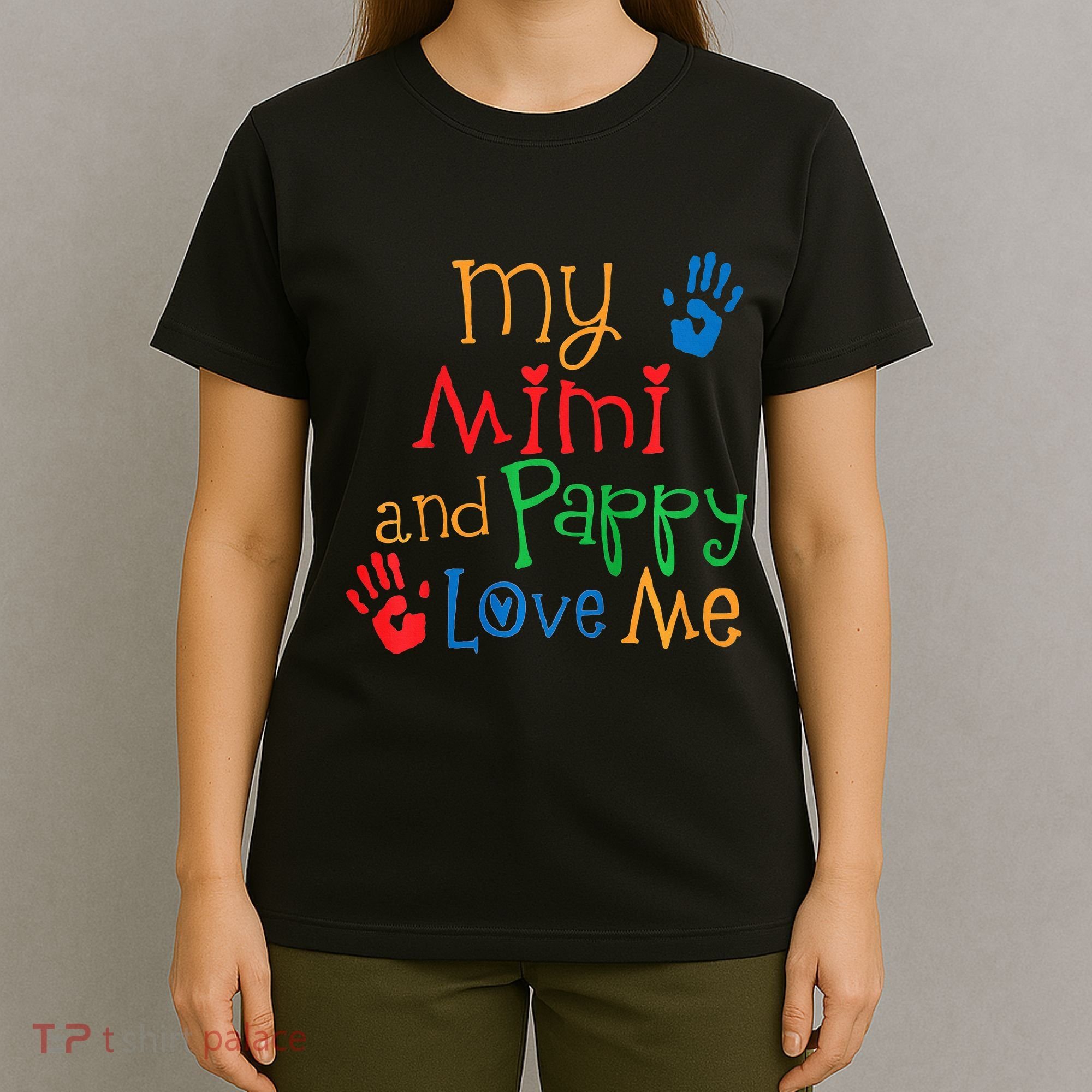 Mimi And Pappy Love Me Grandchild T-Shirt