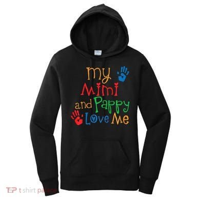 Mimi And Pappy Love Me Grandchild Women's Hoodie