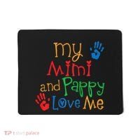 Mimi And Pappy Love Me Grandchild Mousepad thumb 0