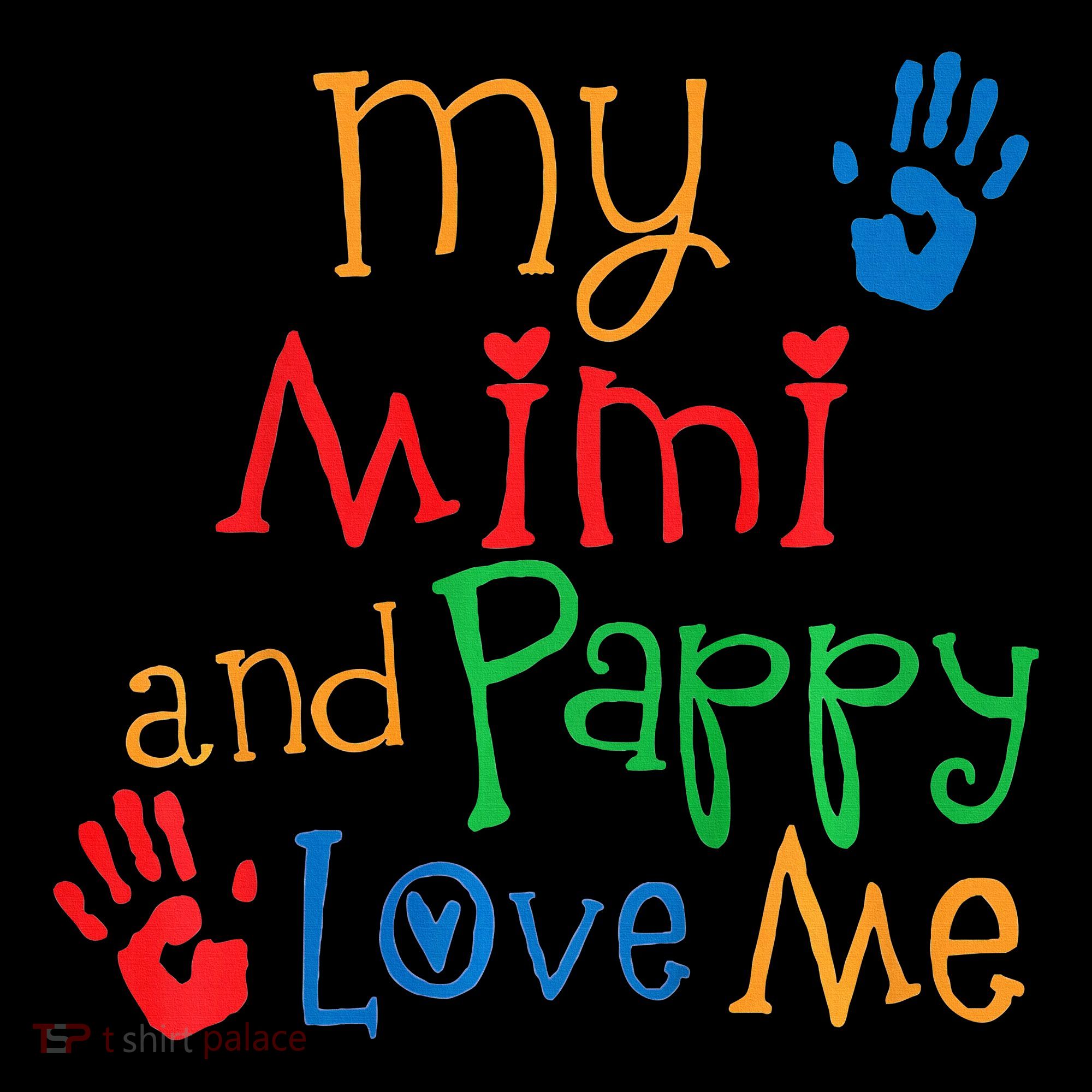 Mimi And Pappy Love Me Grandchild Mousepad
