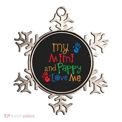 Mimi And Pappy Love Me Grandchild Ornament