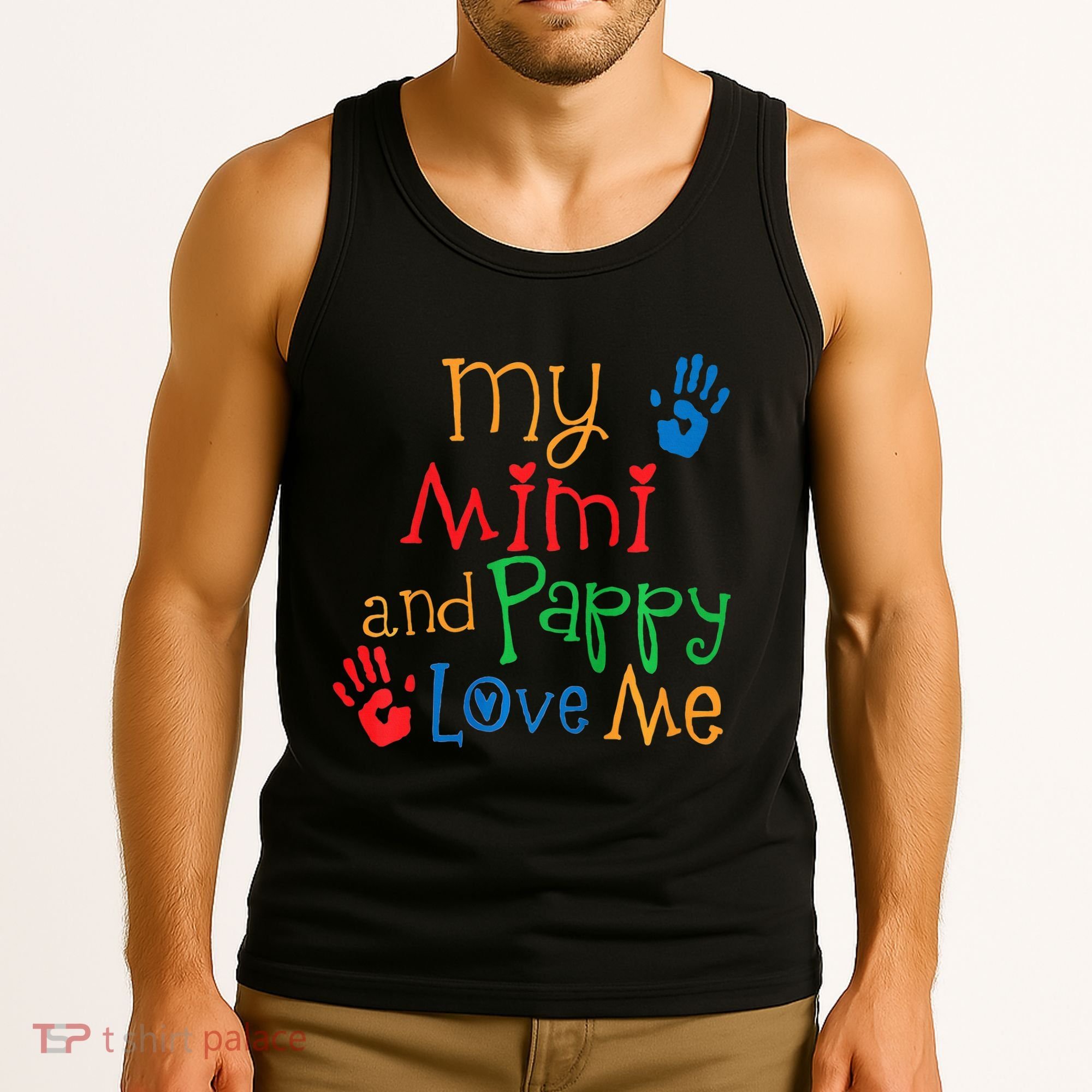 Mimi And Pappy Love Me Grandchild Tank Top
