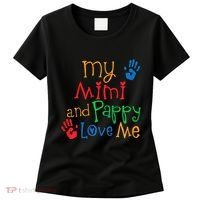 Mimi And Pappy Love Me Grandchild Women's T-Shirt thumb 0