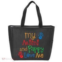 Mimi And Pappy Love Me Grandchild Tote Bag thumb 0
