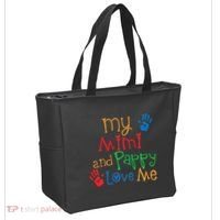 Mimi And Pappy Love Me Grandchild Tote Bag thumb 2
