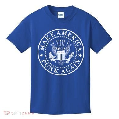 Make America Punk Again Vintage Punk Rock 80s Cool Gift Kids T-Shirt