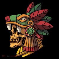 Mayan Ancient Quetzalcoatl Aztec Skull Retro Coffee Mug thumb 5