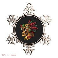 Mayan Ancient Quetzalcoatl Aztec Skull Retro Ornament thumb 0