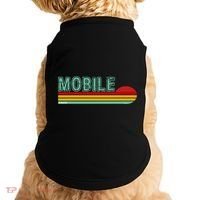 Mobile Alabama Retro Sunset Doggie Tank thumb 0