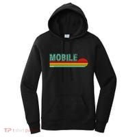 Mobile Alabama Retro Sunset Women's Hoodie thumb 0