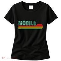 Mobile Alabama Retro Sunset Women's T-Shirt thumb 0