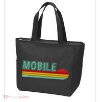 Mobile Alabama Retro Sunset Tote Bag thumb 3