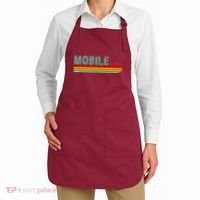 Mobile Alabama Retro Sunset Apron thumb 2