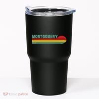 Montgomery Alabama Retro Sunset Tumbler thumb 0