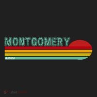 Montgomery Alabama Retro Sunset Tumbler thumb 3
