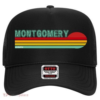 Montgomery Alabama Retro Sunset Hat