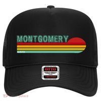 Montgomery Alabama Retro Sunset Hat thumb 0