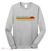 Montgomery Alabama Retro Sunset Long Sleeve Shirt thumb 0