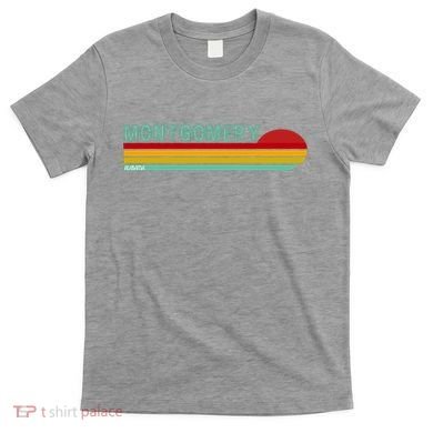 Montgomery Alabama Retro Sunset T-Shirt