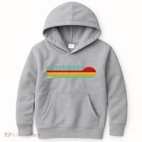 Montgomery Alabama Retro Sunset Kids Hoodie thumb 0