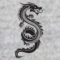 Martial Arts Red Chinese Firedrake Dragon Print Art Sweatshirt thumb 2