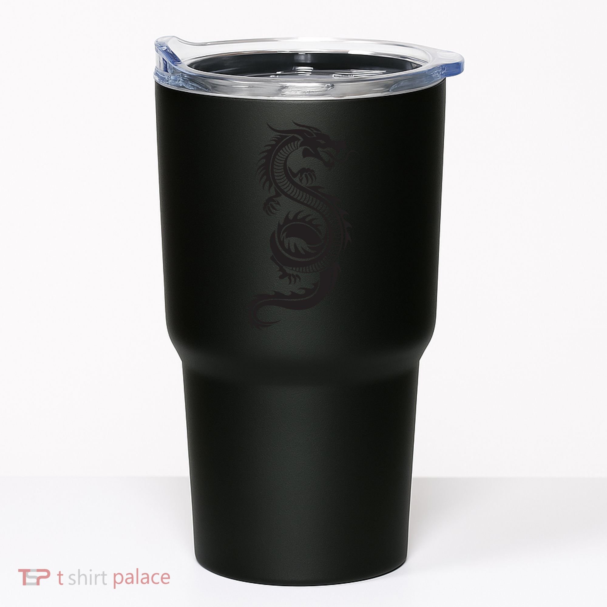 Martial Arts Red Chinese Firedrake Dragon Print Art Tumbler