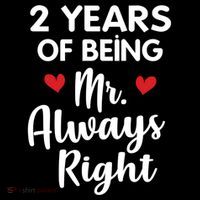 Mr Always Right 2nd Wedding Anniversary Gift For Husband Gift Coffee Mug thumb 5