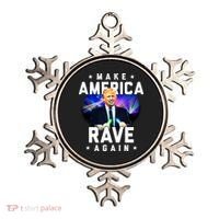 Make America Rave Again Funny Trump Festival Gift Ornament thumb 0