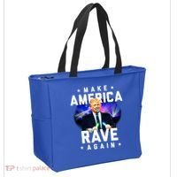 Make America Rave Again Funny Trump Festival Gift Tote Bag thumb 2