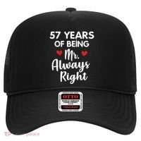 Mr Always Right 57th Wedding Anniversary Gift For Husband Gift Hat thumb 0
