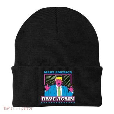 Make America Rave Again Funny Trump Edm Beanie