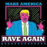 Make America Rave Again Funny Trump Edm Women's Hoodie thumb 2