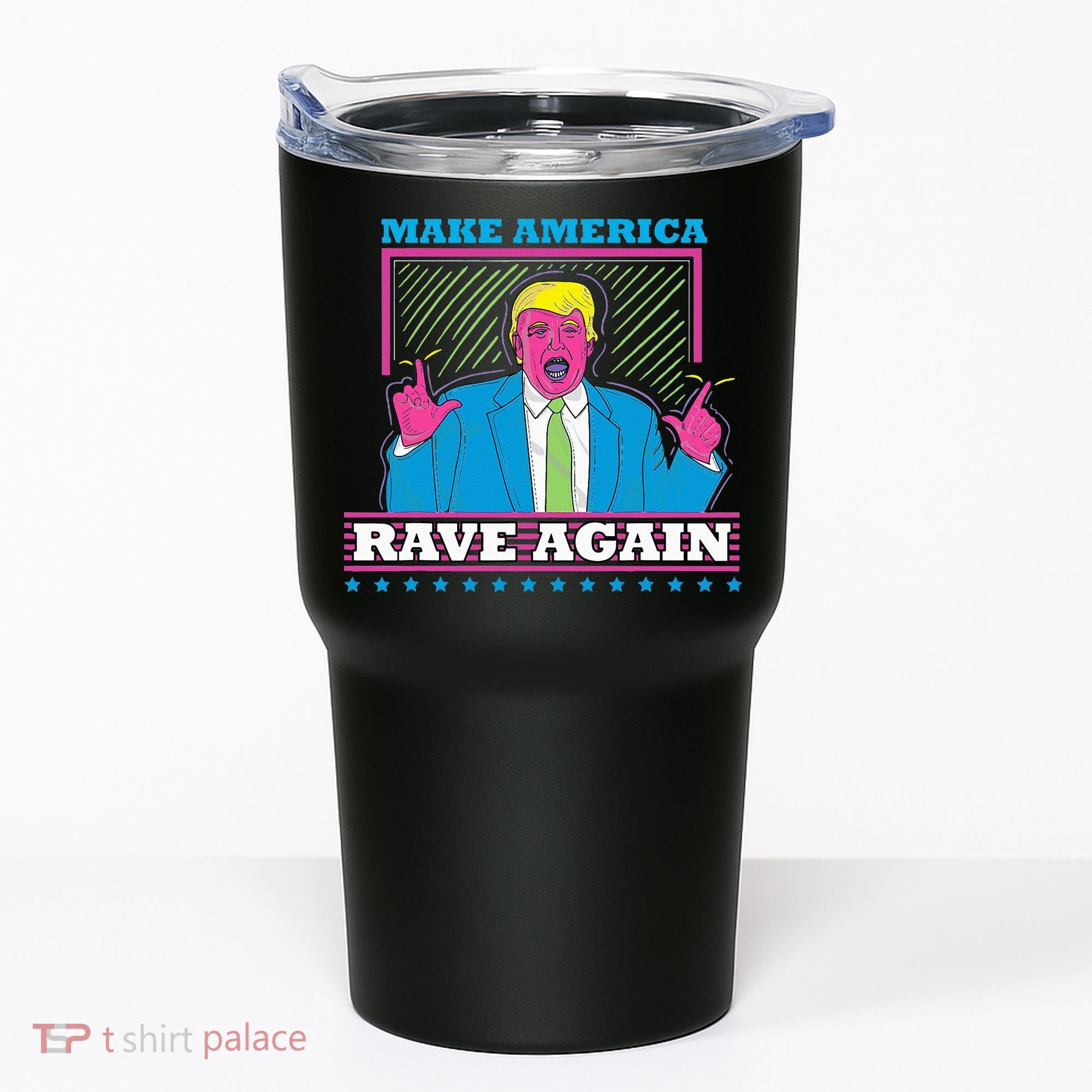 Make America Rave Again Funny Trump Edm Tumbler