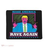 Make America Rave Again Funny Trump Edm Mousepad thumb 0