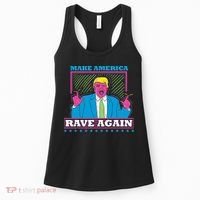 Make America Rave Again Funny Trump Edm Women's Tank Top thumb 0