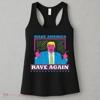 Make America Rave Again Funny Trump Edm Women's Tank Top thumb 3