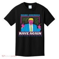 Make America Rave Again Funny Trump Edm Kids T-Shirt thumb 0