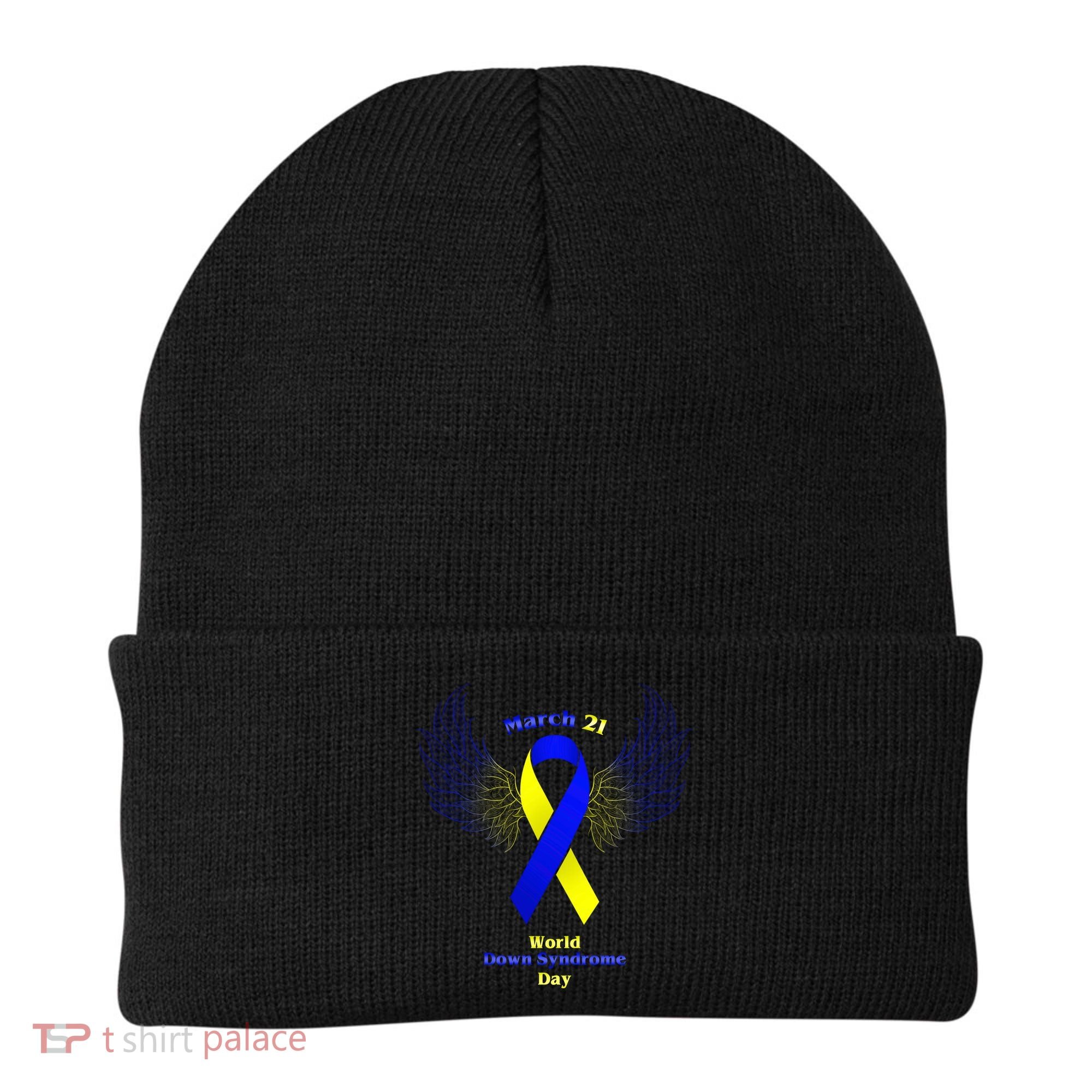 March 21 World Down Syndrome Day Beanie