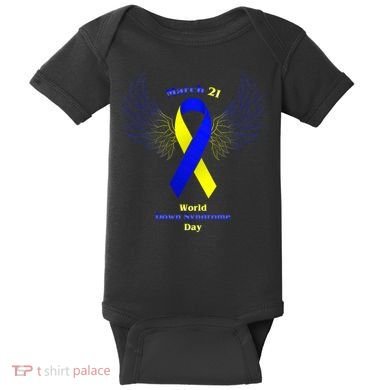 March 21 World Down Syndrome Day Baby Bodysuit