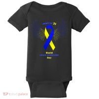 March 21 World Down Syndrome Day Baby Bodysuit thumb 0