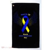 March 21 World Down Syndrome Day Golf Towel thumb 0