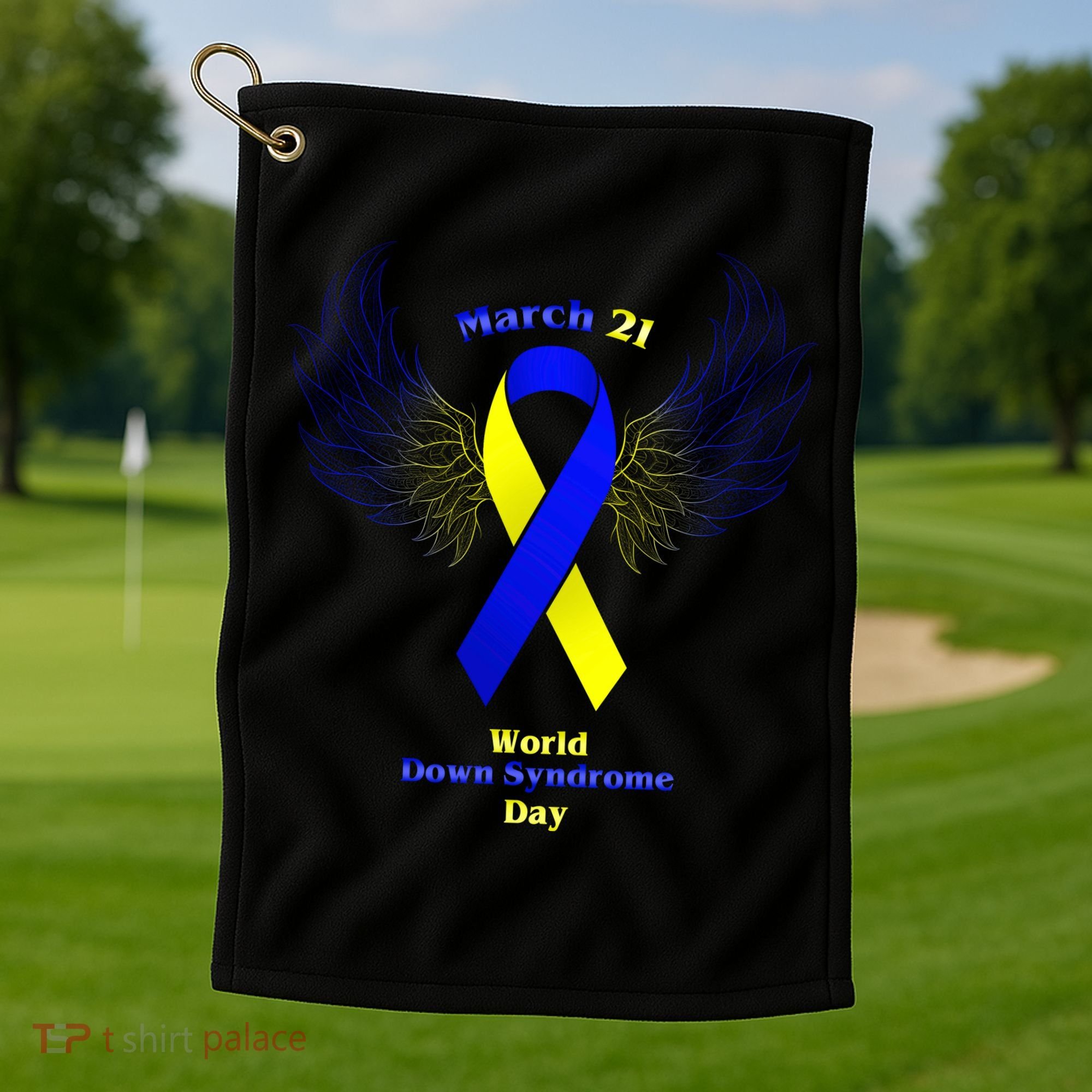 March 21 World Down Syndrome Day Golf Towel