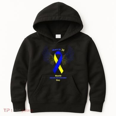 March 21 World Down Syndrome Day Kids Hoodie