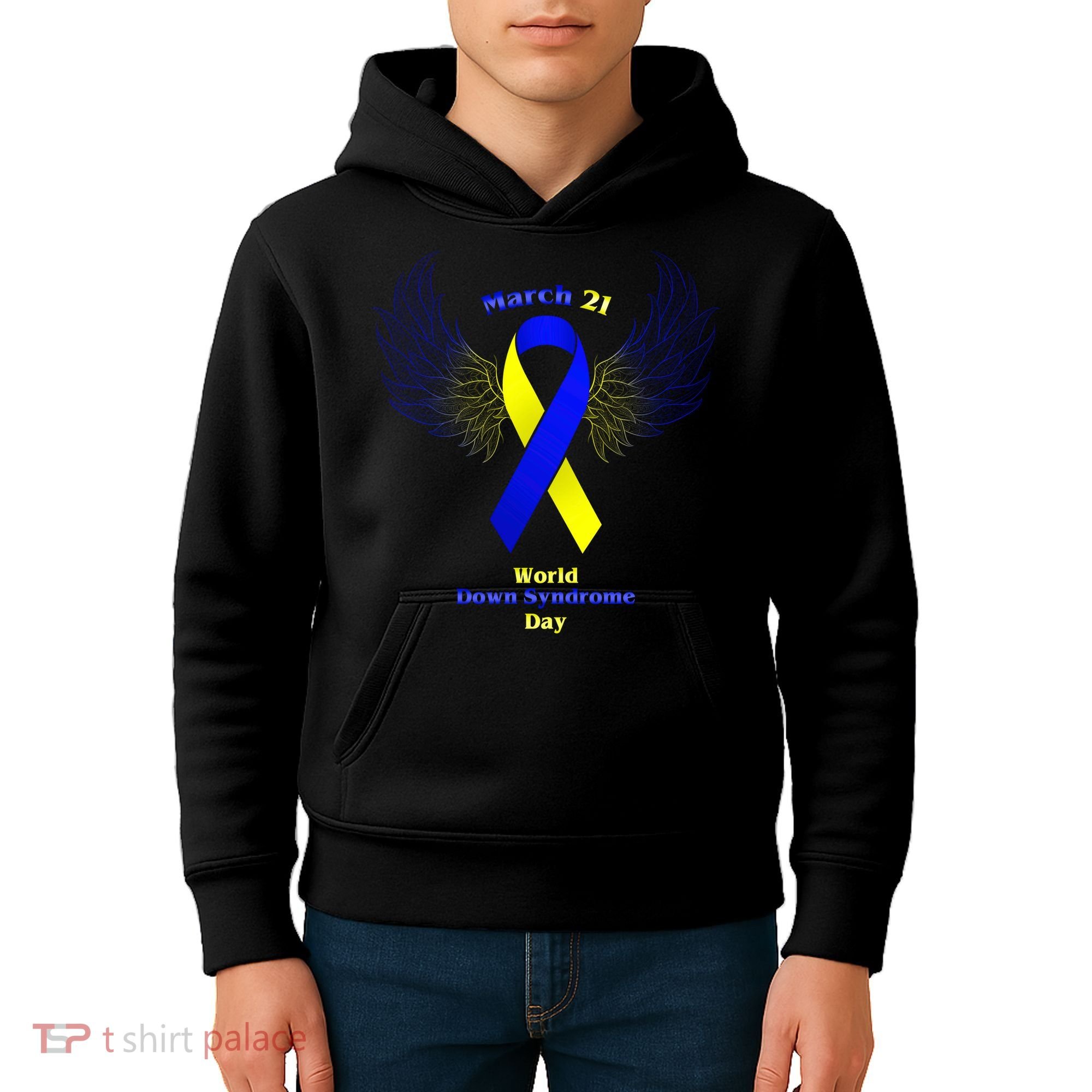 March 21 World Down Syndrome Day Kids Hoodie